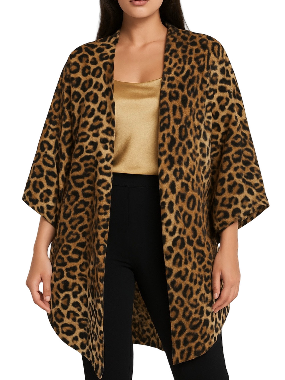 192. WOMENS SUSAN GRAVER OSFM CAPE RUANA JACKET